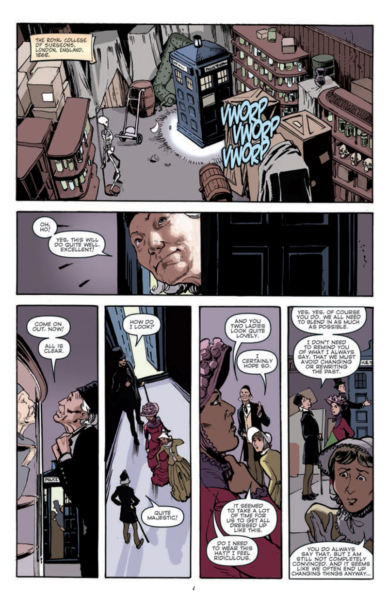 Illustration for article titled New Doctor Who comic shows the Doctor's ultimate weakness